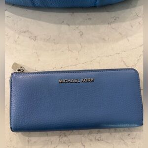 Michael Kors Sky Blue Key Holder (matching purse in closet)
